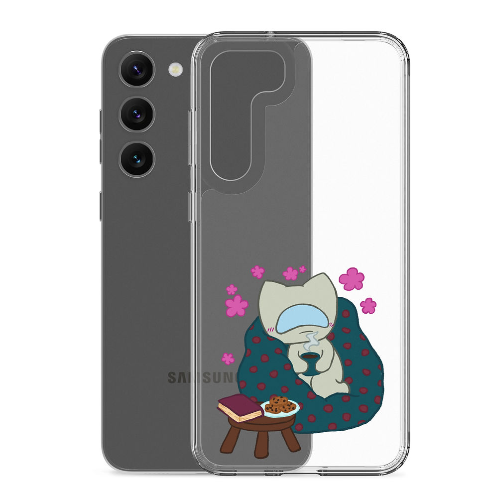 Thumbnail: Cozy Bookworm Clear Case for Samsung®