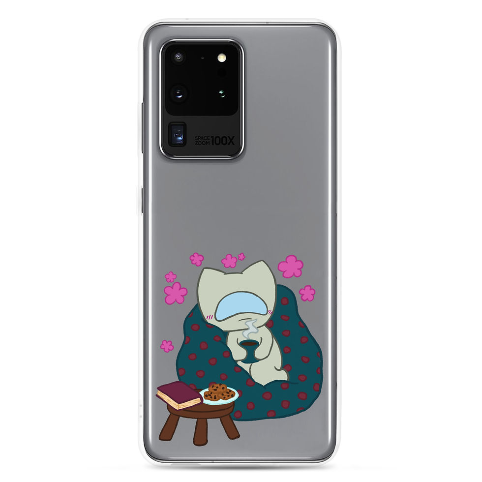 Thumbnail: Cozy Bookworm Clear Case for Samsung®