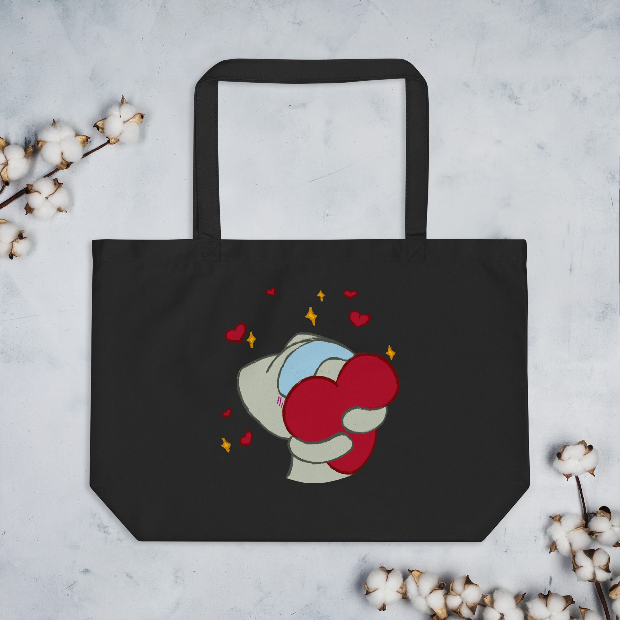 Mylo "Cuteness Aggression" Large organic tote bag