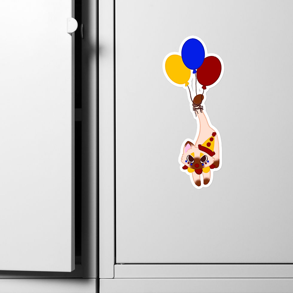 Thumbnail: Floating Away Kiss-cut vinyl decals