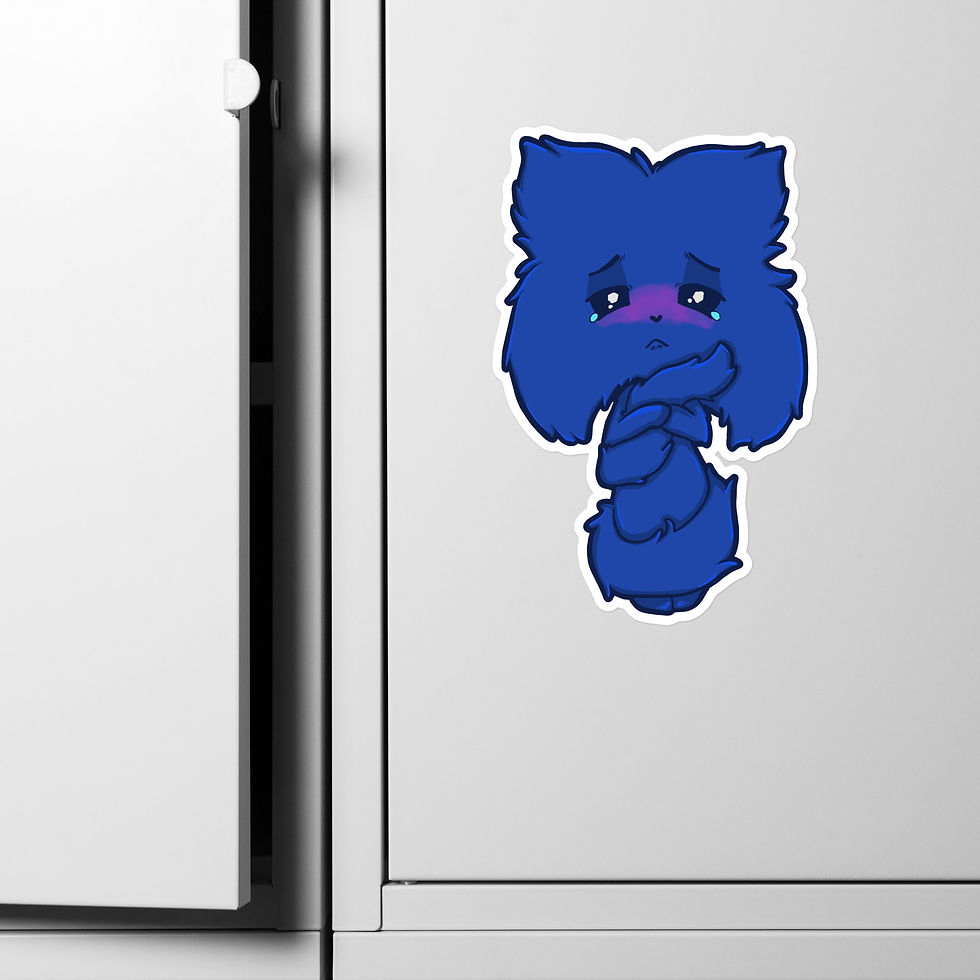 Thumbnail: Sadness Kiss-cut vinyl decals