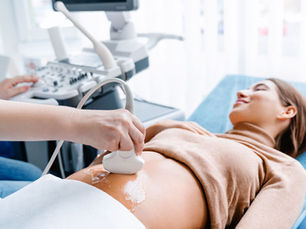 Woman during annual exam
