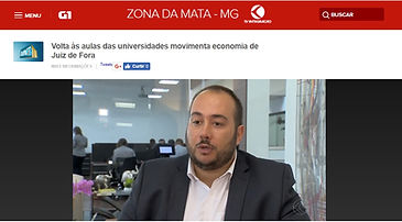 TV Integração: Souza Gomes apresentando um panorama dos aluguéis para estudantes em JF no MGTV primeira edição. — Souza Gomes Imóveis, Juiz de Fora MG
