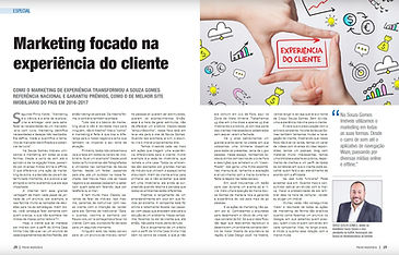 A Revista do CRECI de Goiás traz um artigo do Diogo Souza Gomes sobre o marketing e a experiência do cliente — Souza Gomes Imóveis, Juiz de Fora MG