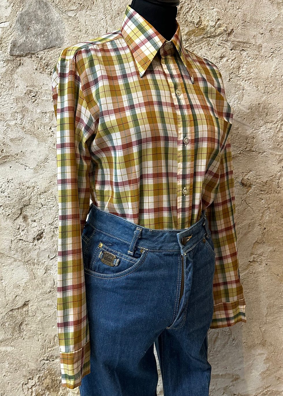 Miniature : Chemise vintage 70s