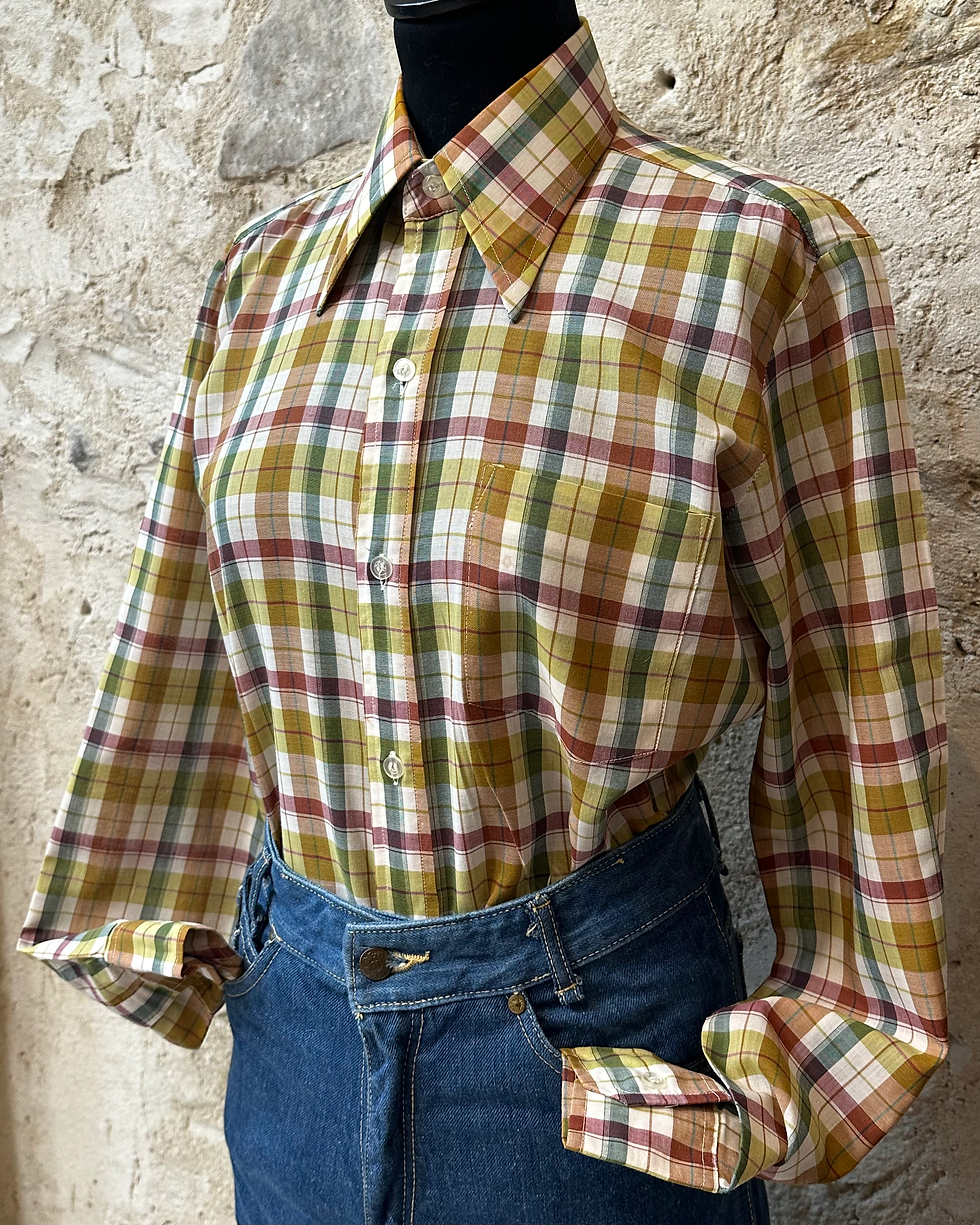 Miniature : Chemise vintage 70s