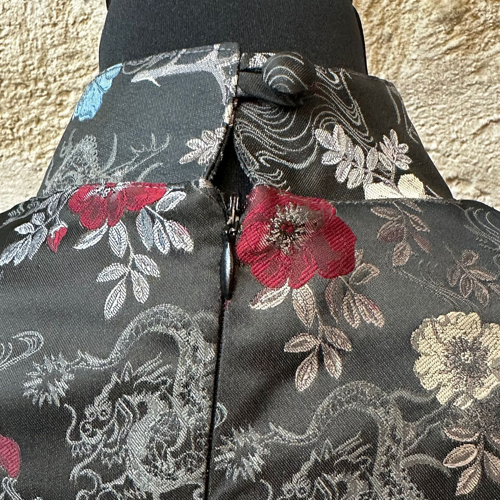 Miniature : Robe asiatique Gadénia 
