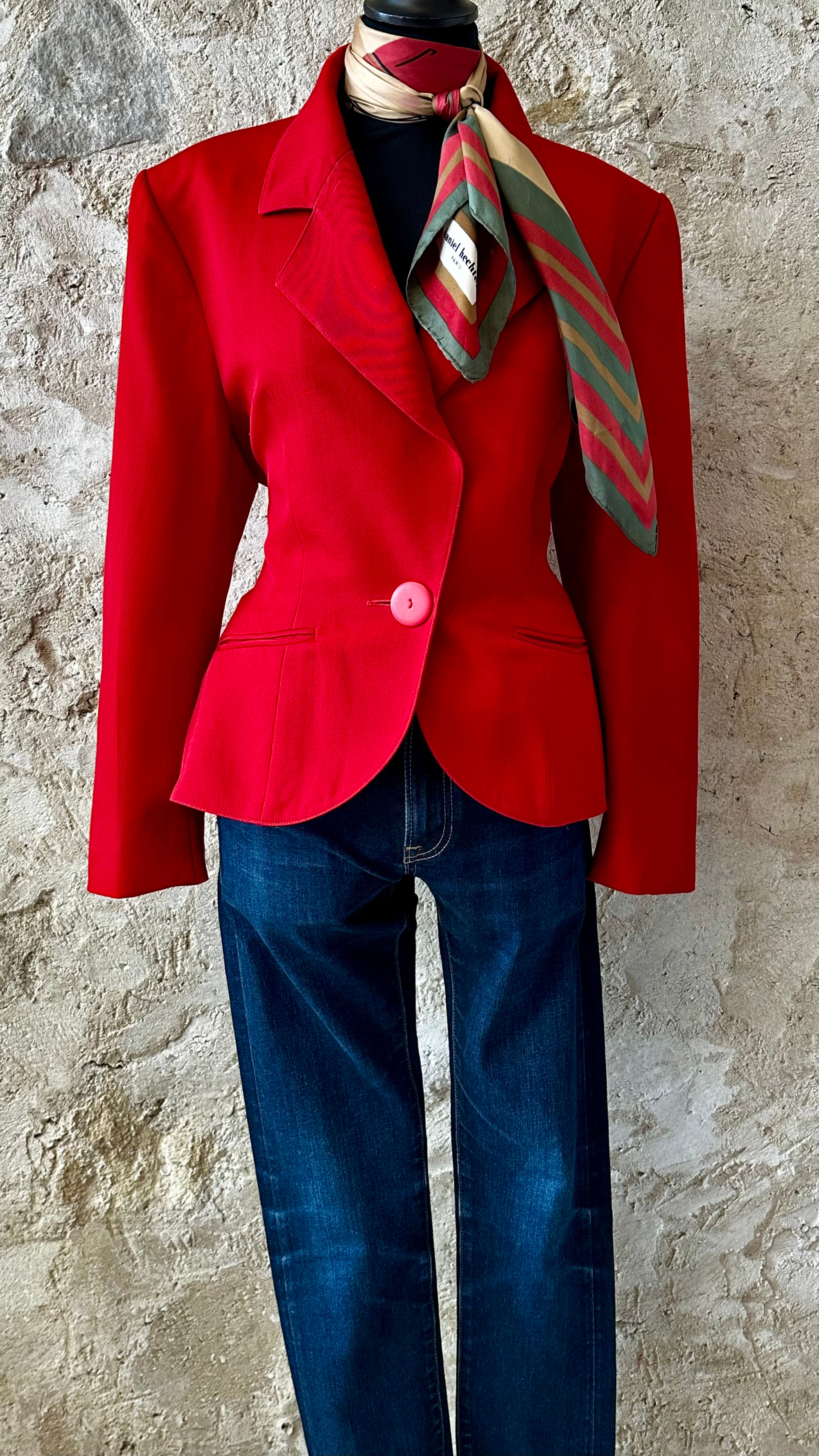 Blazer cintré vintage Louis Féraud