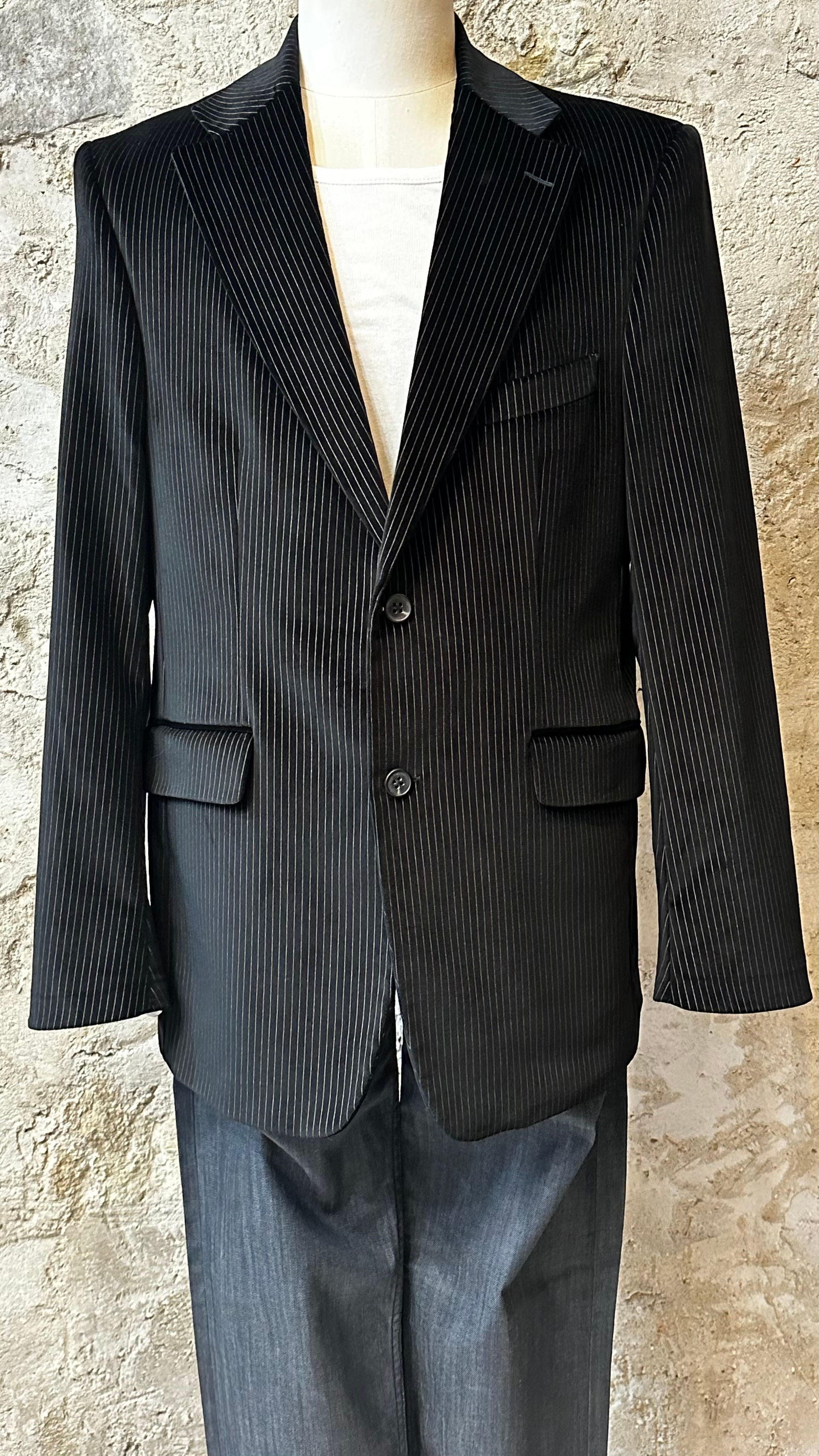 Veste de costume rayé