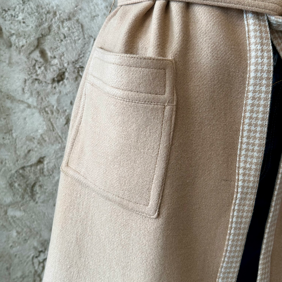 Miniature : Manteau laine vintage 60’s 