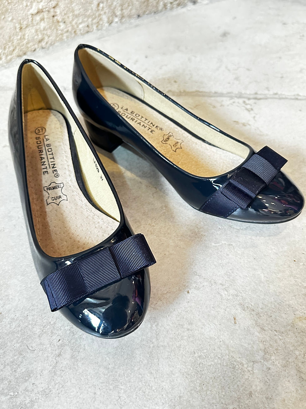 Miniature : Ballerines à talons 