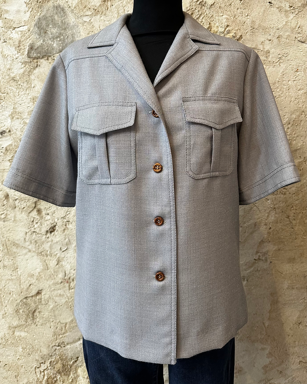 Miniature : Blazer manches courtes 70’s 