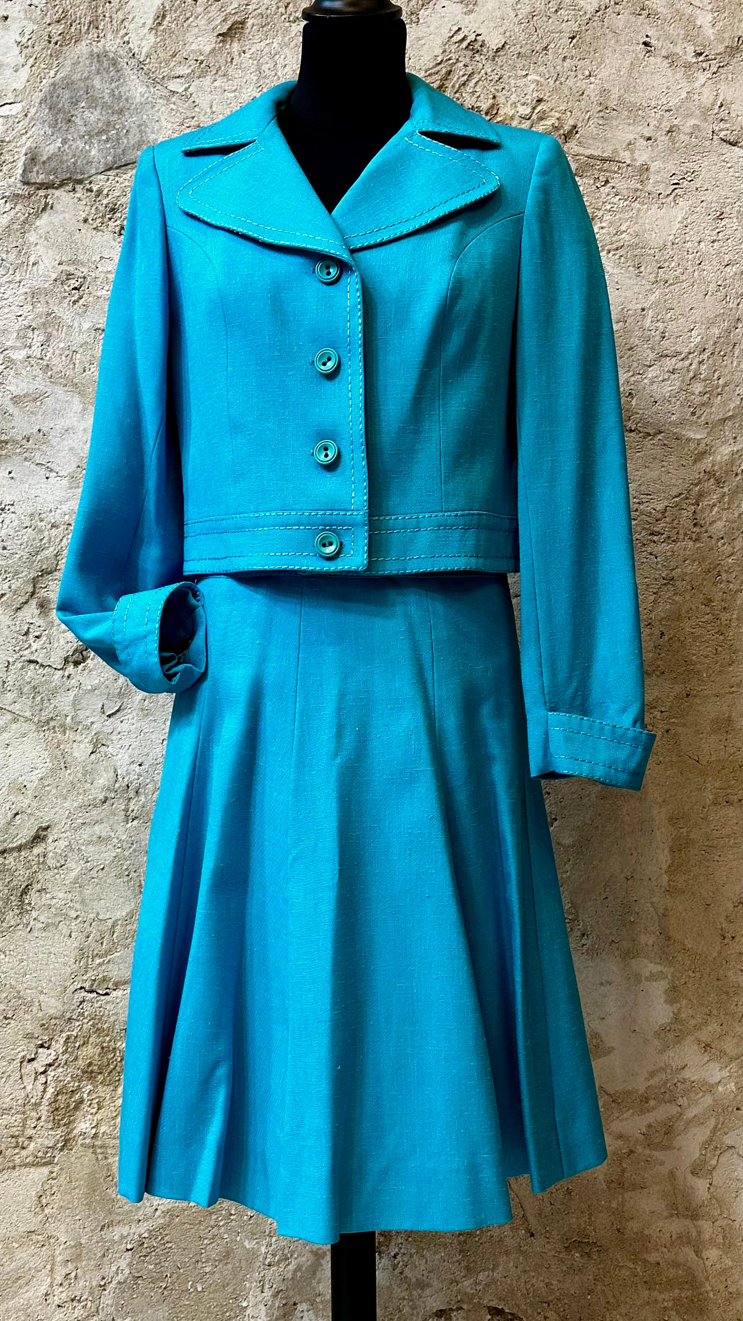 Tailleur turquoise Weinberg