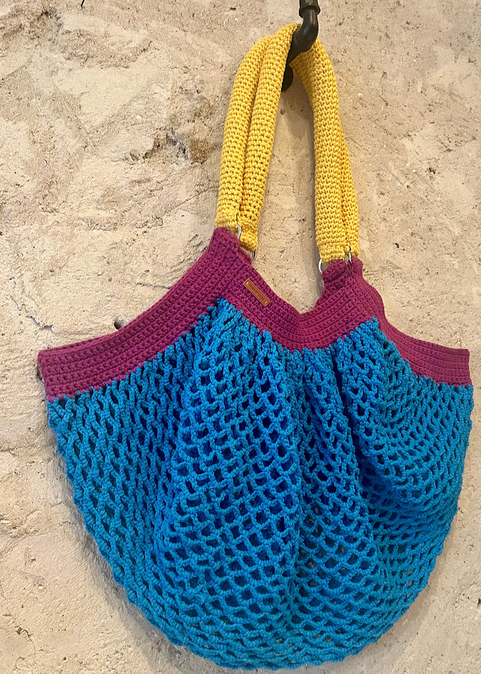 Miniature : Sac cabas filet fait main 