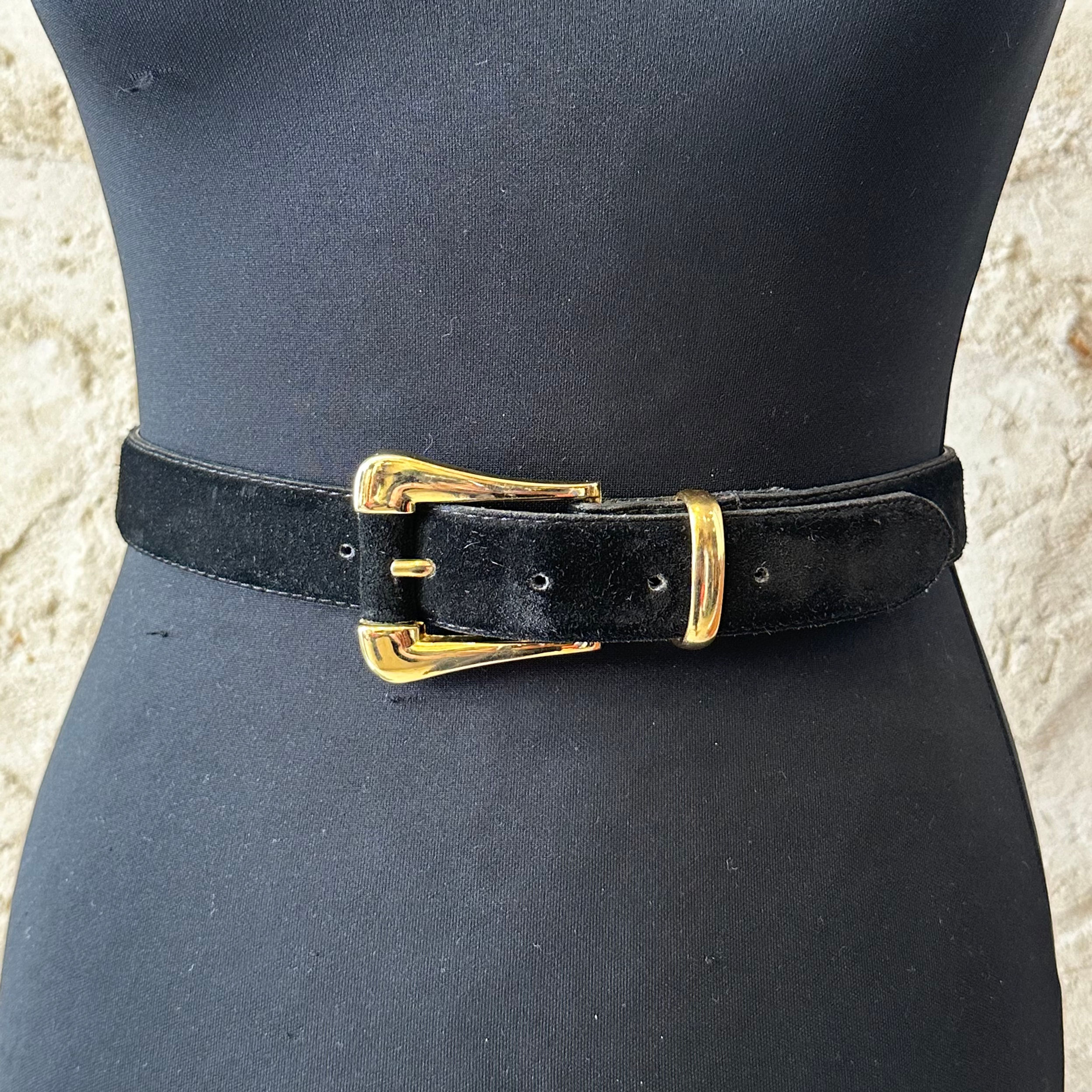 Ceinture vintage en daim