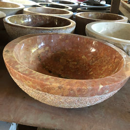 Acheter des vasques en marbre pour les salles de bains à Bali