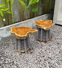 Acheter des meubles à Bali, les tables basses, agent sourcing à Bali