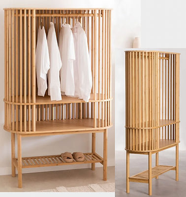 Meuble en teck et bamboo