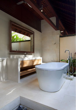 Achat et export à Bali, les baignoires pour vos salles de bain