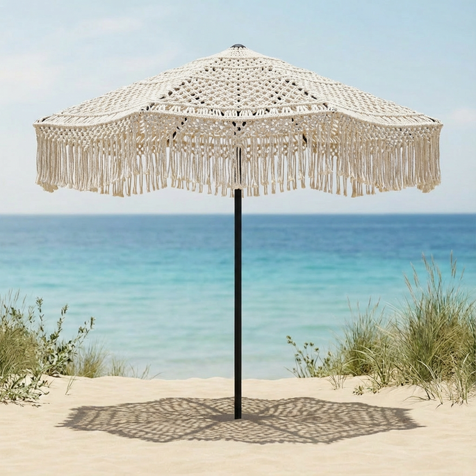 Bohem şemsiye ve açık alan gölgelendirme tasarımları