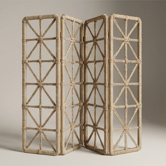 El yapımı bohem paravan ve alan bölücü tasarımlar