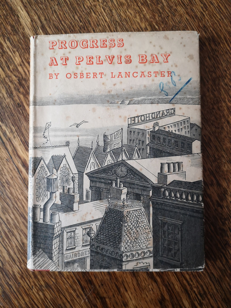 Progress at Pelvis Bay by Osbert Lancaster