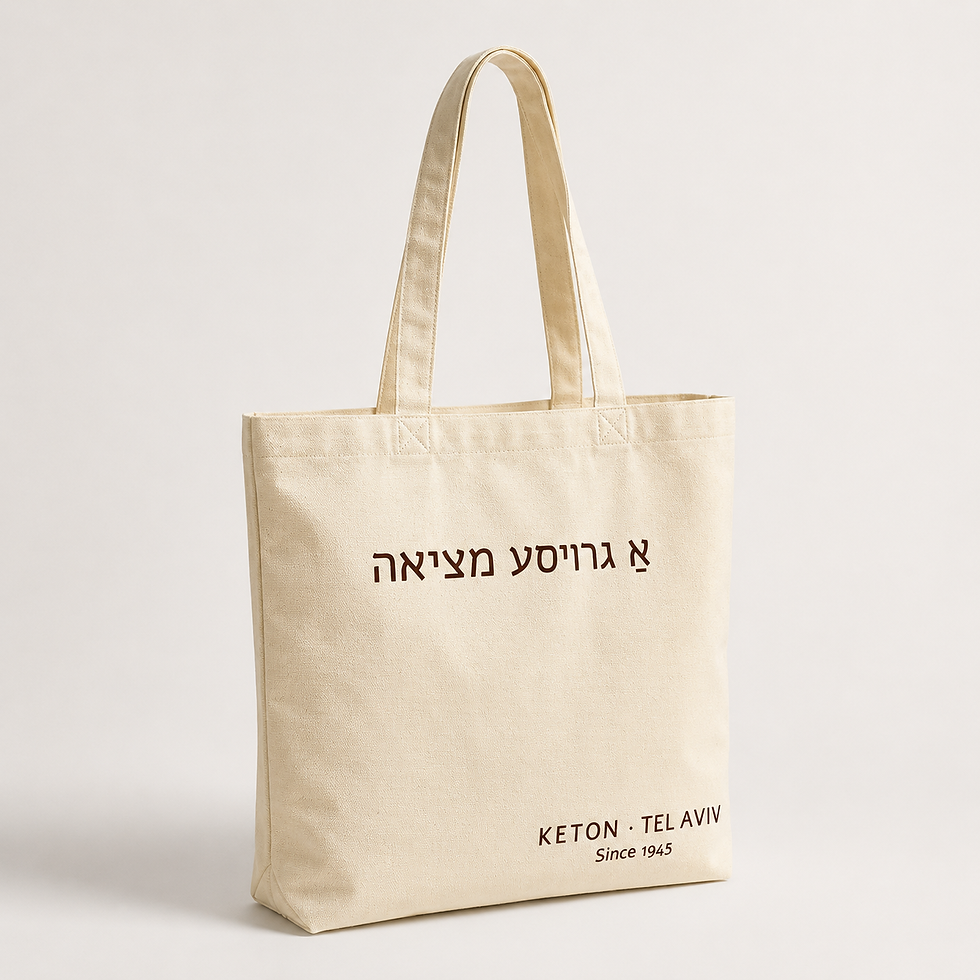 Миниатюра: תיק בד - א גרויסע מציאה