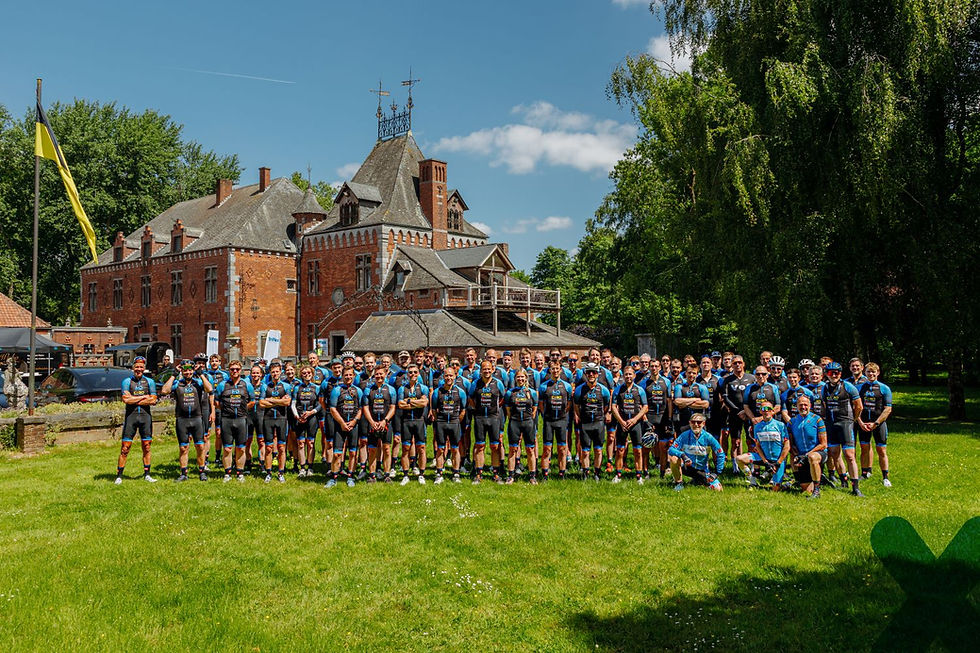 Triflex ProVélo trapt 7000 km voor Transplantoux