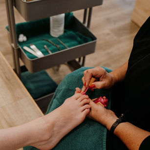 pedicure, gel nails