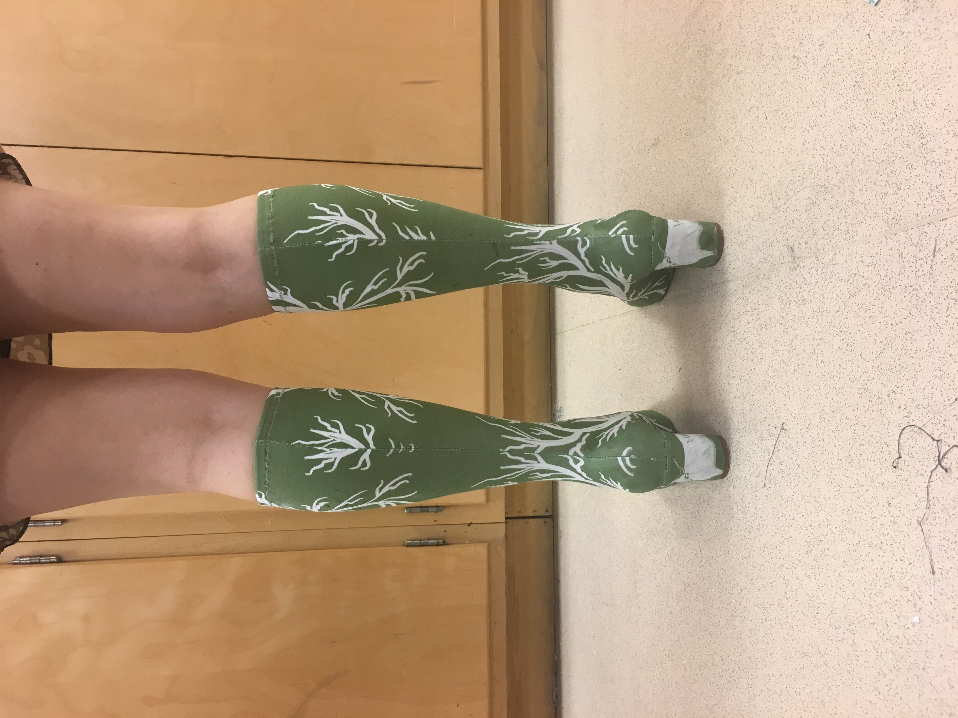 Spoonflower-Printed Spandex Shoes