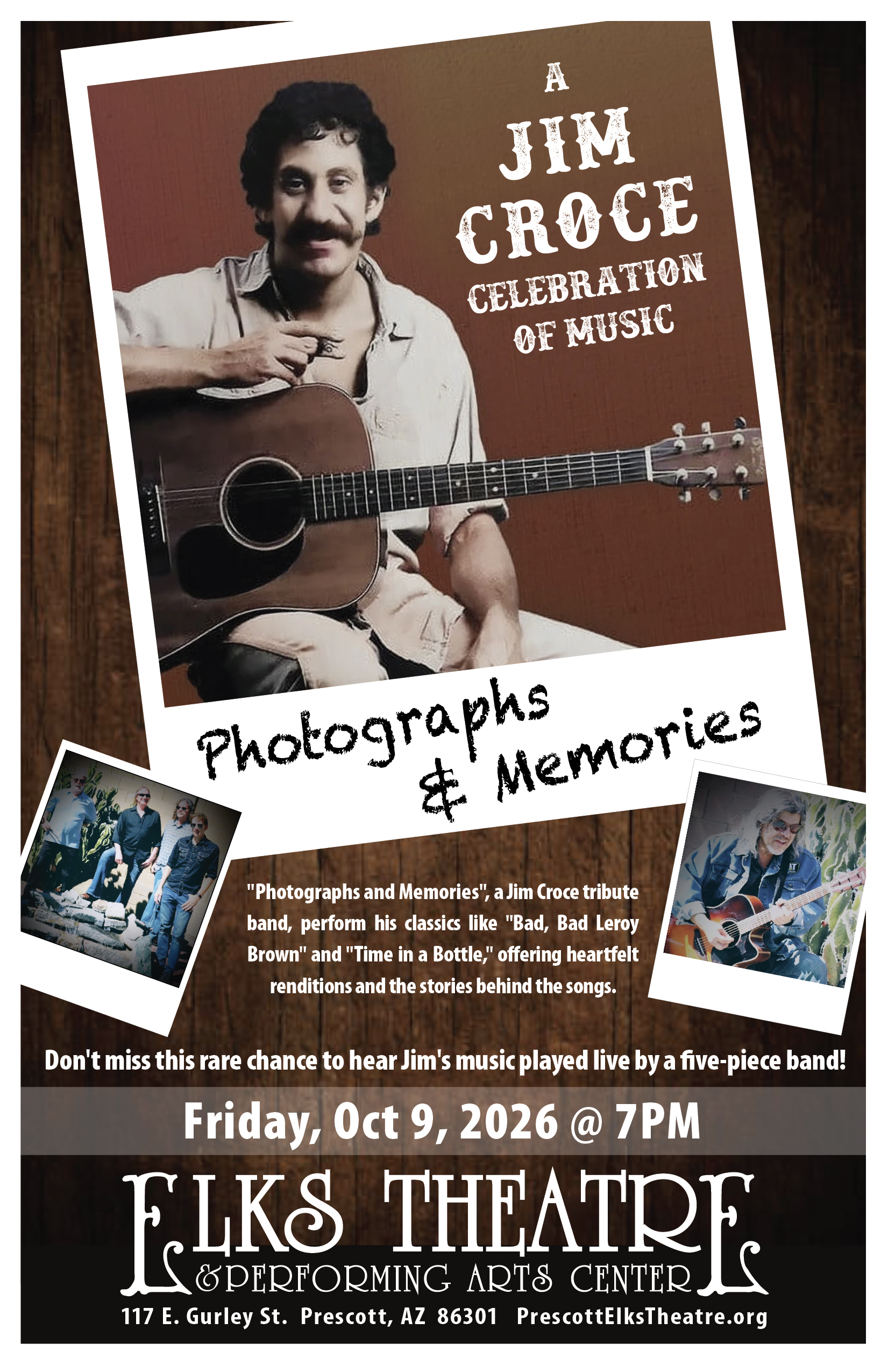 Official event image for Jim Croce Tribute