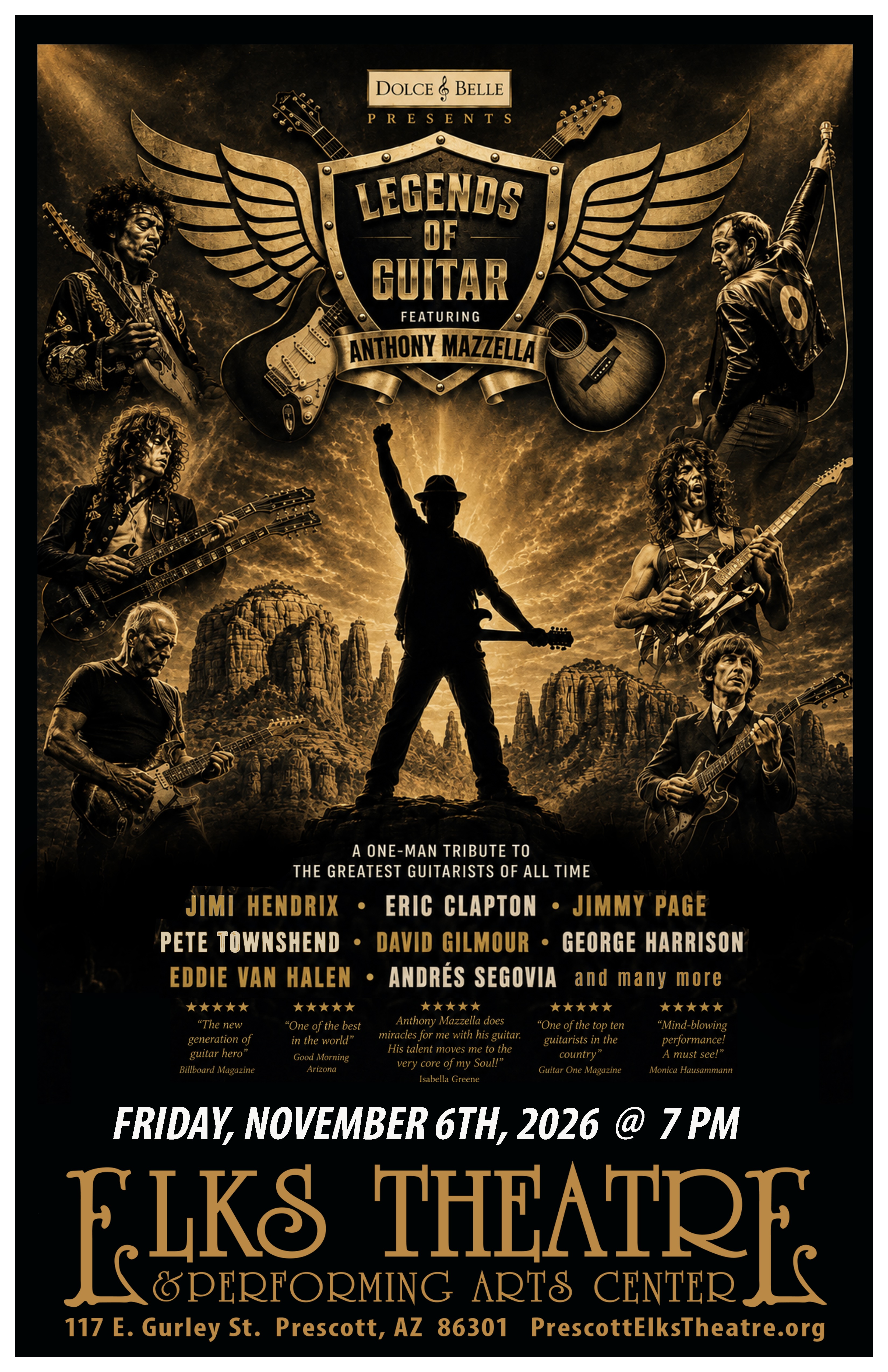 Official event image for A. Mazzella Legends of Guitar