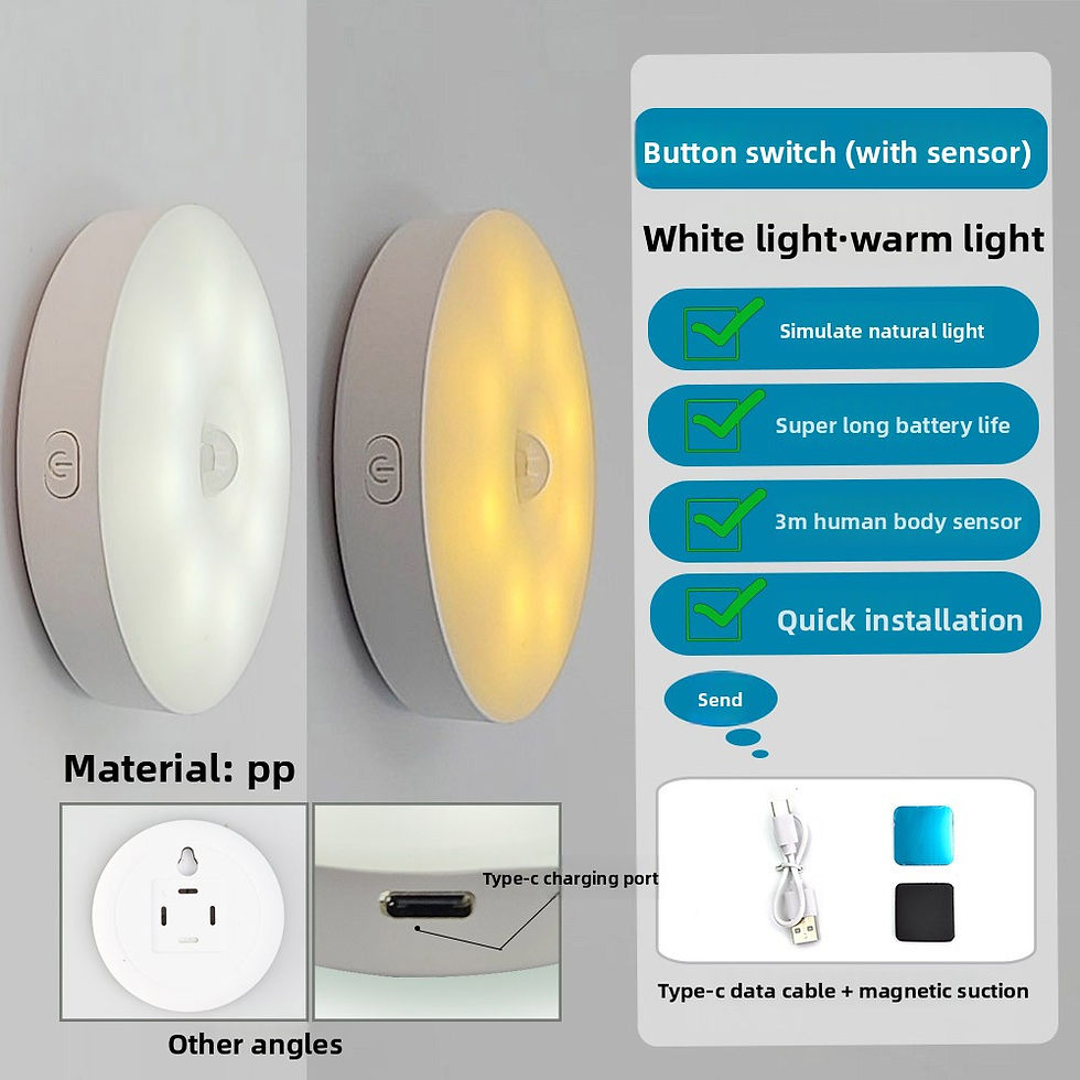 Thumbnail: Smart Motion Sensor Night Light for Bedroom and Hallway
