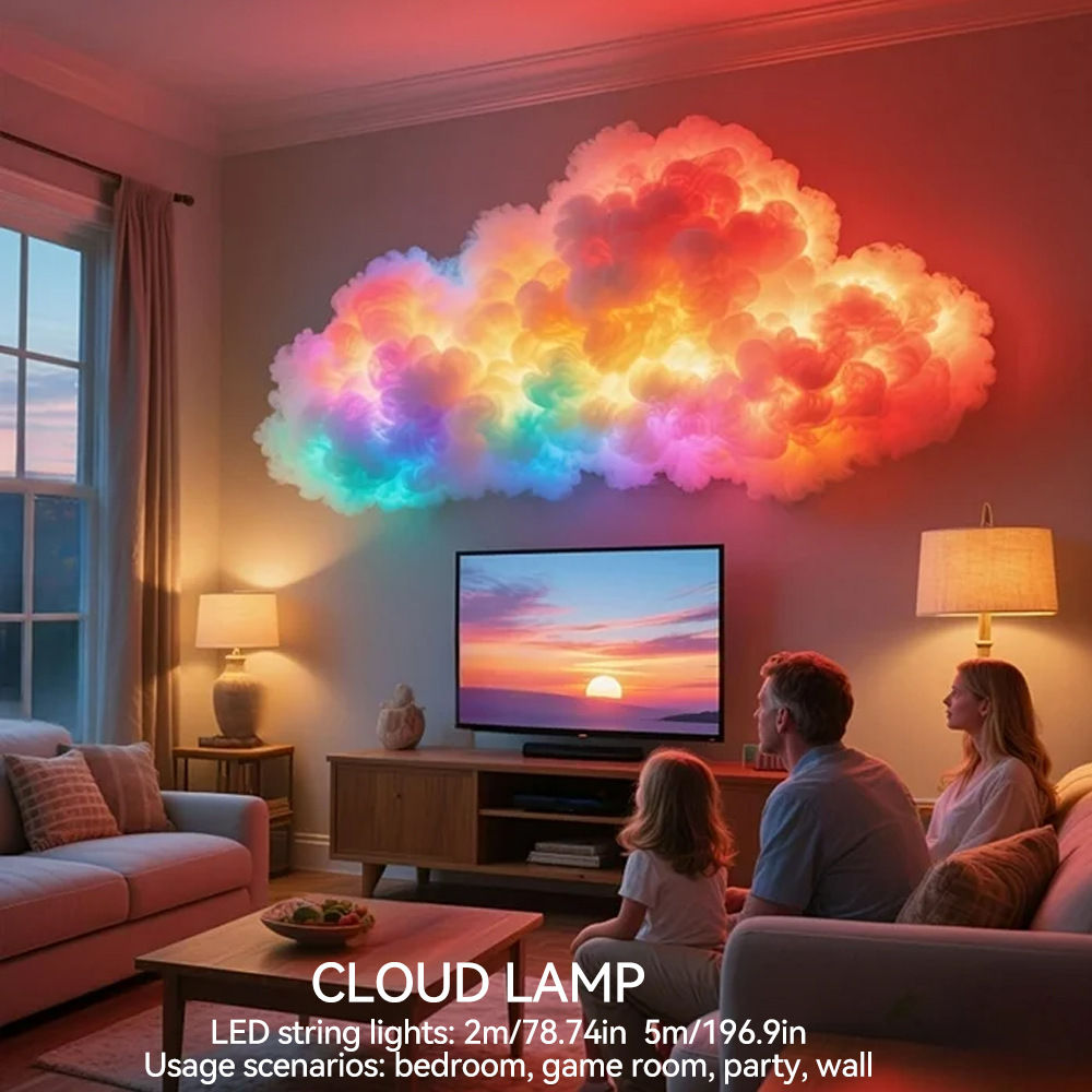 DIY RGB Cloud Night Light with Bluetooth Control