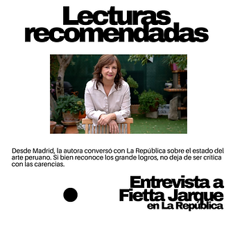 Entrevista a Fietta Jarque