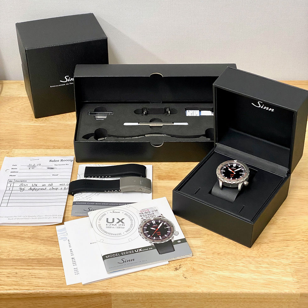 Thumbnail: SINN HYDRO UX EZM 2B Tegimented FULL SET +++