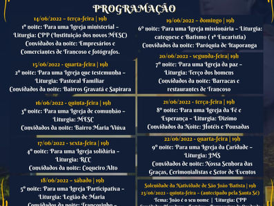 Festejos de São João Menino em Trancoso de 14 a 24 de junho