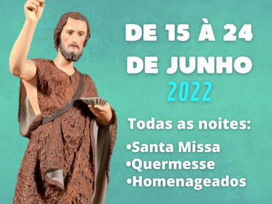 Festejos em honra a São João batista da Agrovila - Porto Seguro