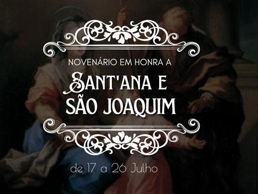 Comunidade Sant'Ana e São Joaquim celebrará novenário de 17 a 26 de julho
