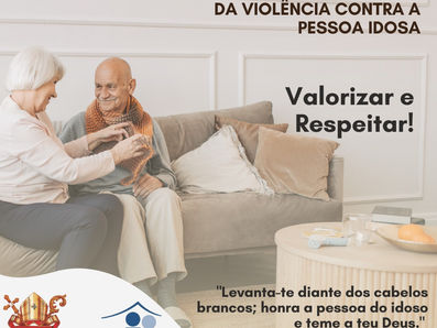 15/06: Dia Mundial de Conscientização da Violência contra a Pessoa Idosa