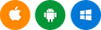 One App: iOS, Android, Windows