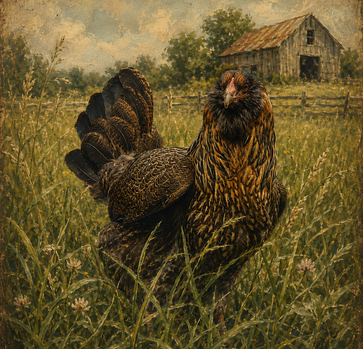 Easter Egger Hen