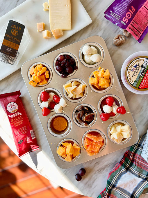 Wisconsin Cheese Muffin Tin Snack Tray