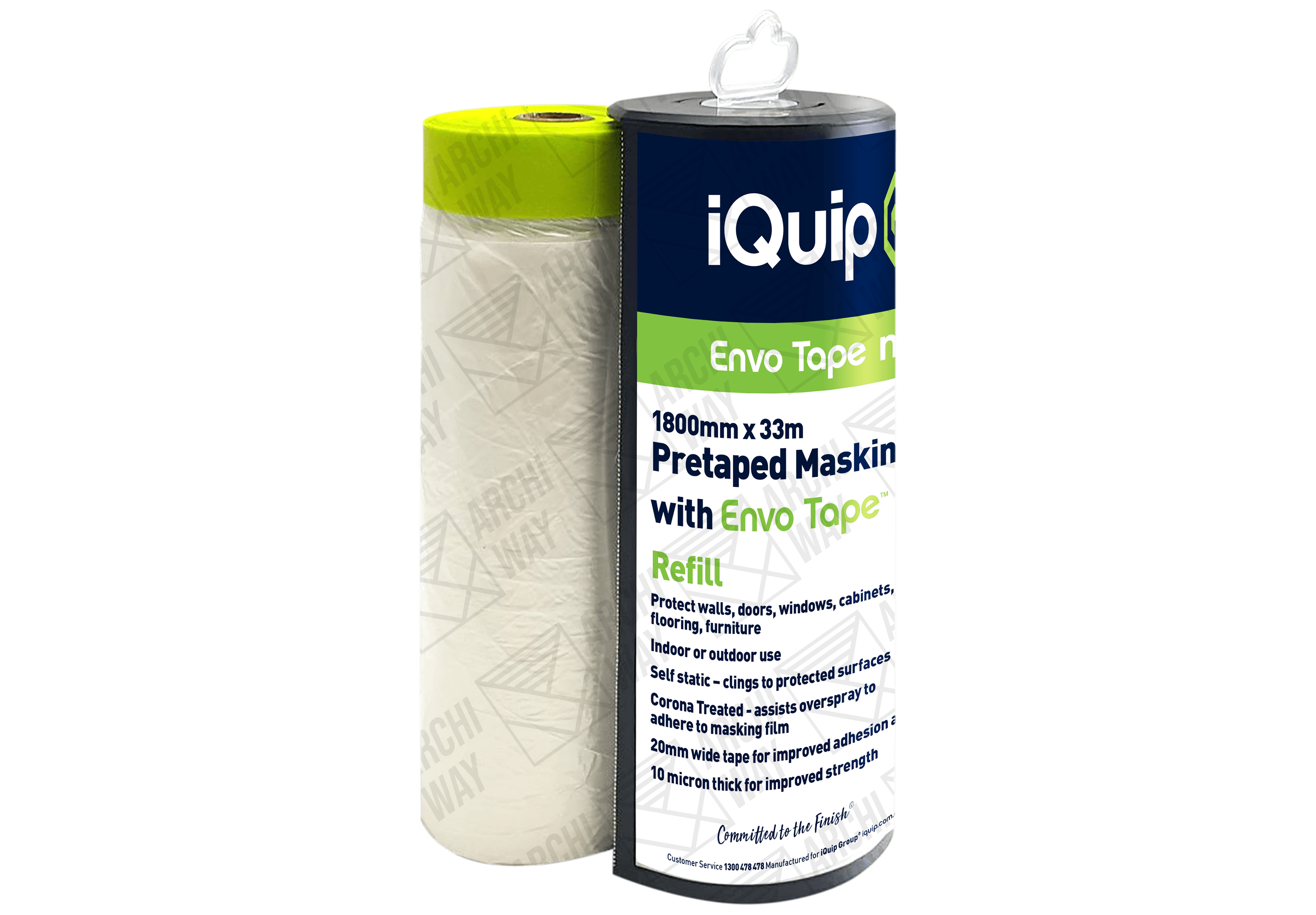 iQuip Pre-Taped Envo Masking Film w/Dispenser