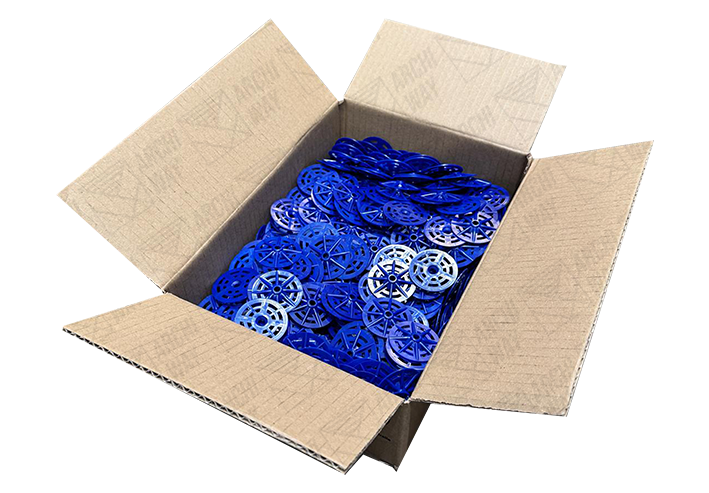 Thumbnail: 500pcs Plastic Polyethylene Rendering Washers