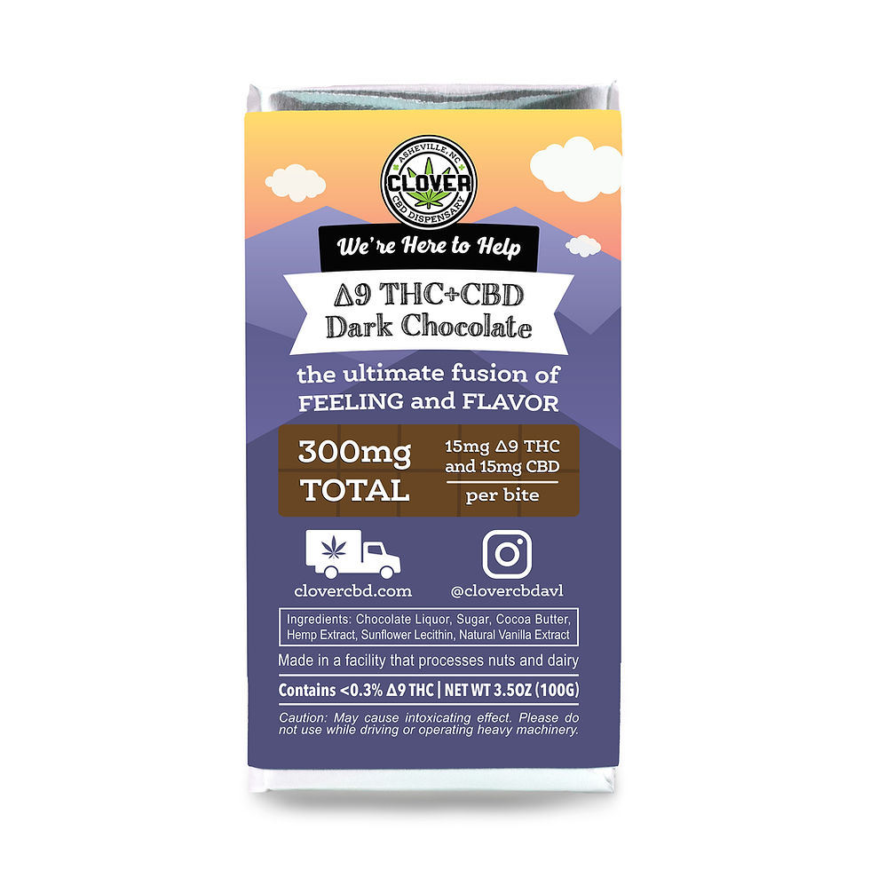 Thumbnail: D9 THC & CBD Dark Chocolate Bar