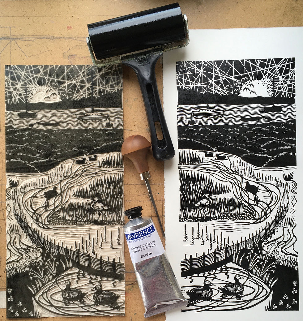 Thumbnail: ONE DAY LINO PRINT WORKSHOP