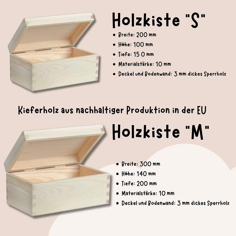 Miniaturbild: Erinnerungskiste aus Holz Botanical