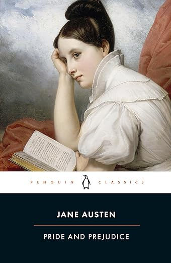 Cover of Pride and Prejudice by Jane Austin