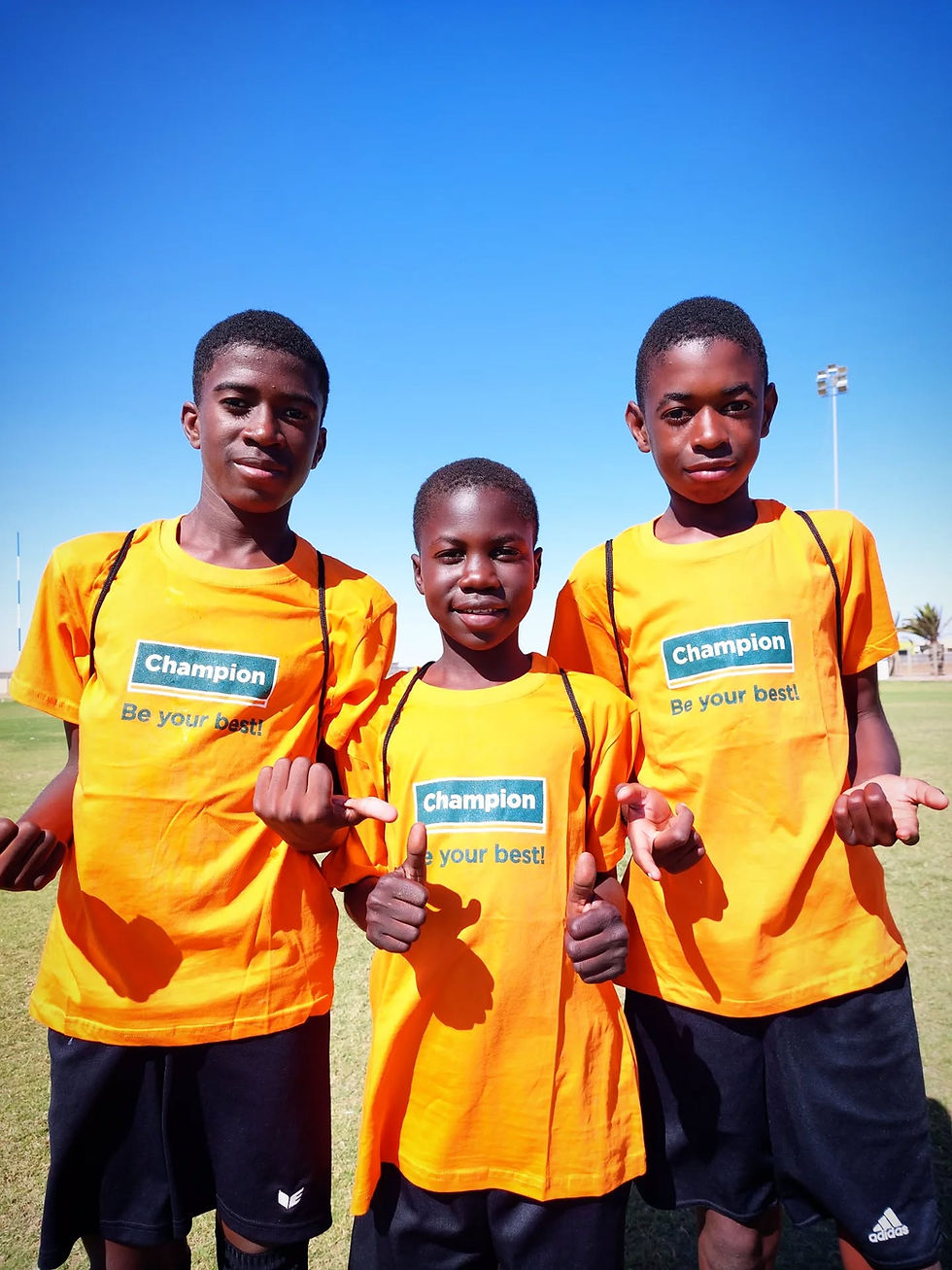 Mit Teamgeist & Tatenkraft: Bokomo Namibia & Champion Youth League bringen Hoffnung
